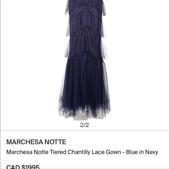 Gorgeous designer evening/prom dress - Picture 4 of 7